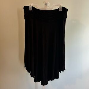 Focus Lifestyle Black Asymmetrical Skirt